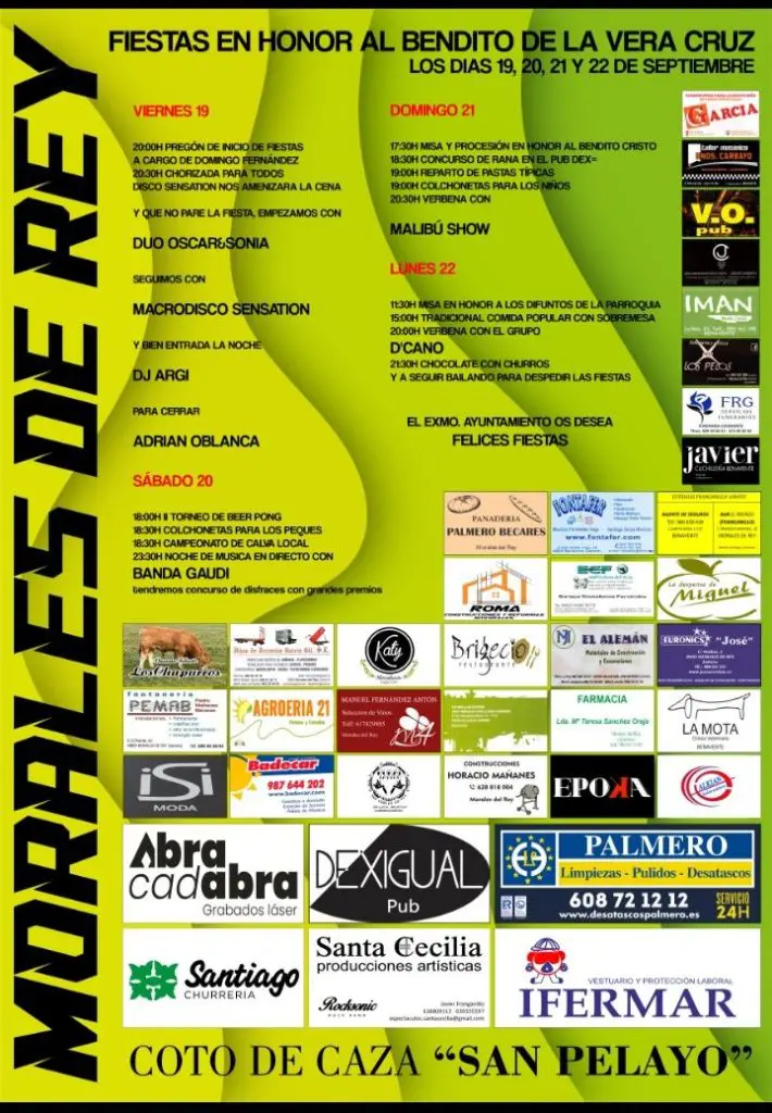 Lee más sobre el artículo PROGRAMA DE FIESTAS MORALES DEL REY 2025