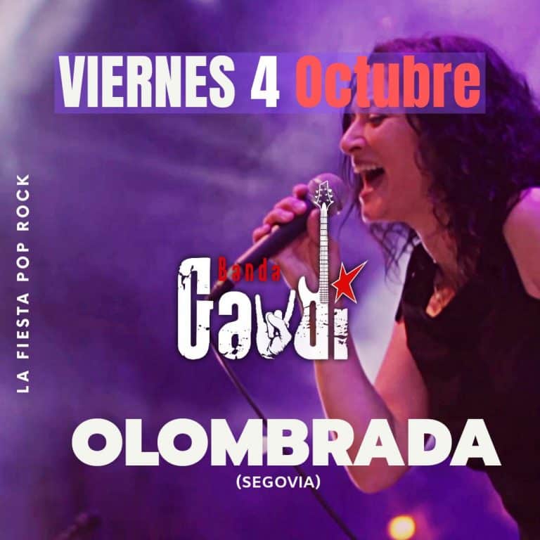 Lee más sobre el artículo FIESTAS EN OLOMBRADA (Segovia) del 4 al 7 de octubre. Viernes 4 La Noche pop-rock