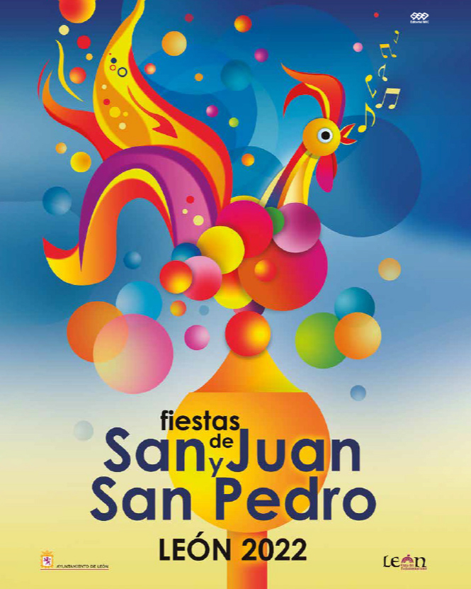 Programa de fiestas de San Juan y San Pedro LEON 2022. Agenda cultural de León