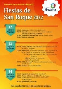 Programa de fiestas Bezana 2022