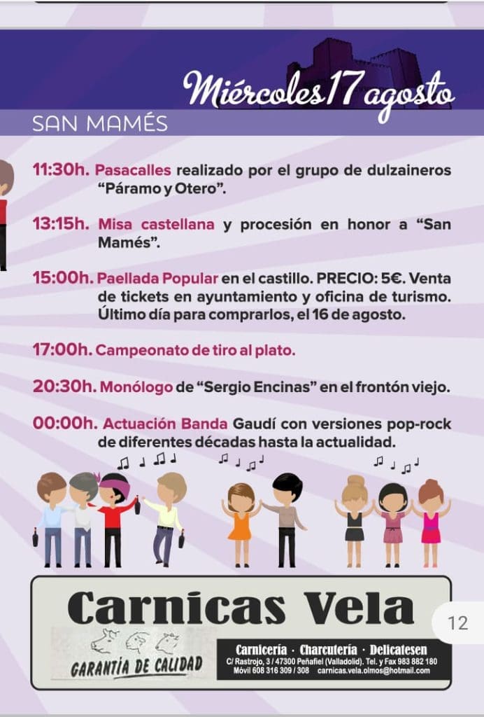 FIESTAS ENCINAS DE ESGUEVA 2022