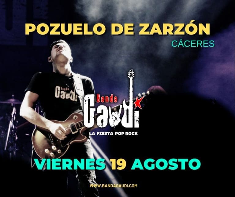 Fiestas Pozuelo de Zarzón 2022 - Banda Gaudí