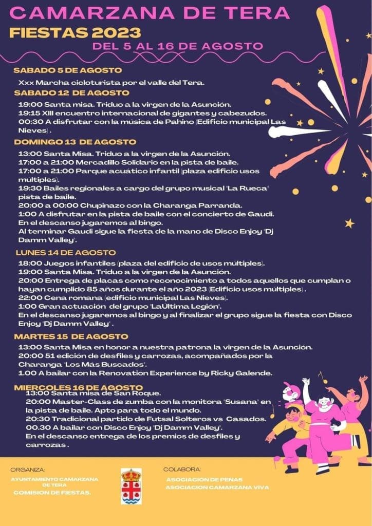 Fiestas Camarzana de Tera 2023