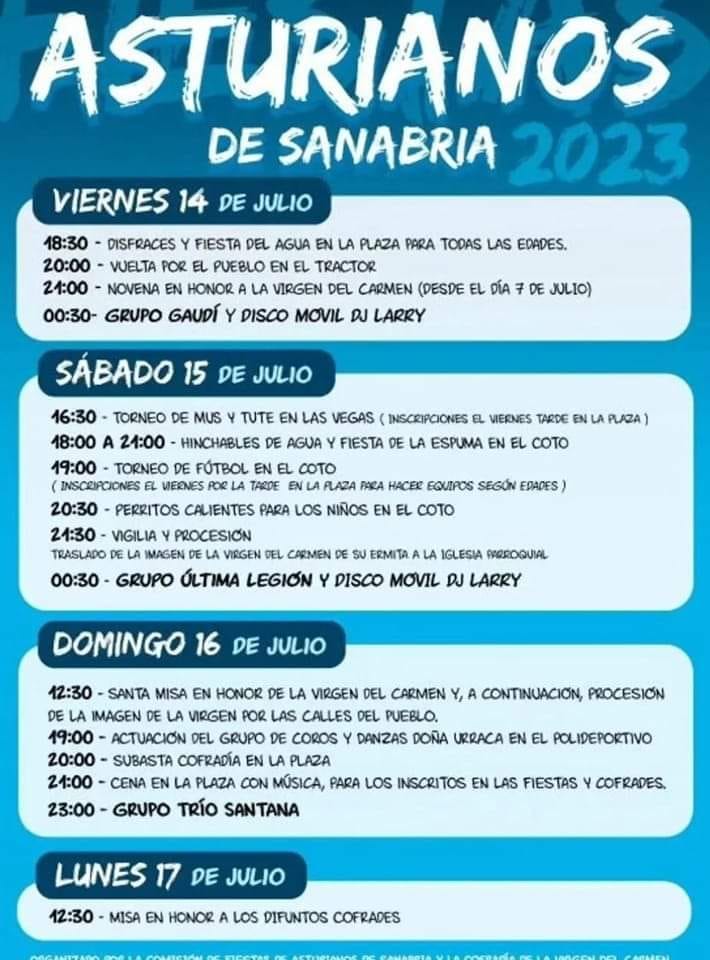 Fiestas Asturianos de Sanabria 2023