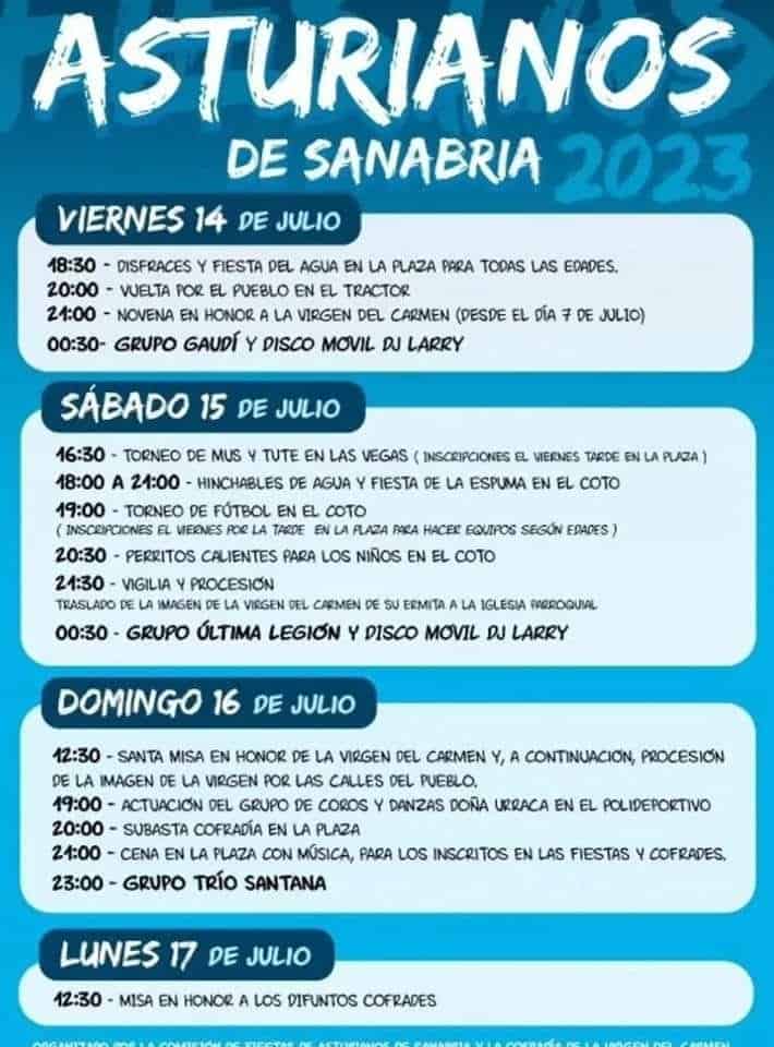 Fiestas Asturianos de Sanabria 2023