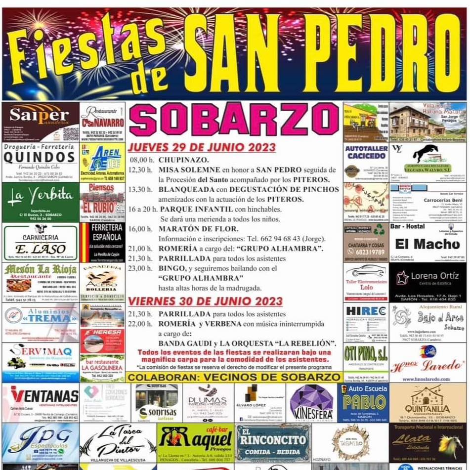 Fiestas Sobarzo 2023