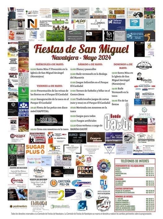 Fiestas Navatejera 2024