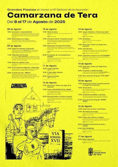 Lee más sobre el artículo Fiestas de Camarzana de Tera 2025