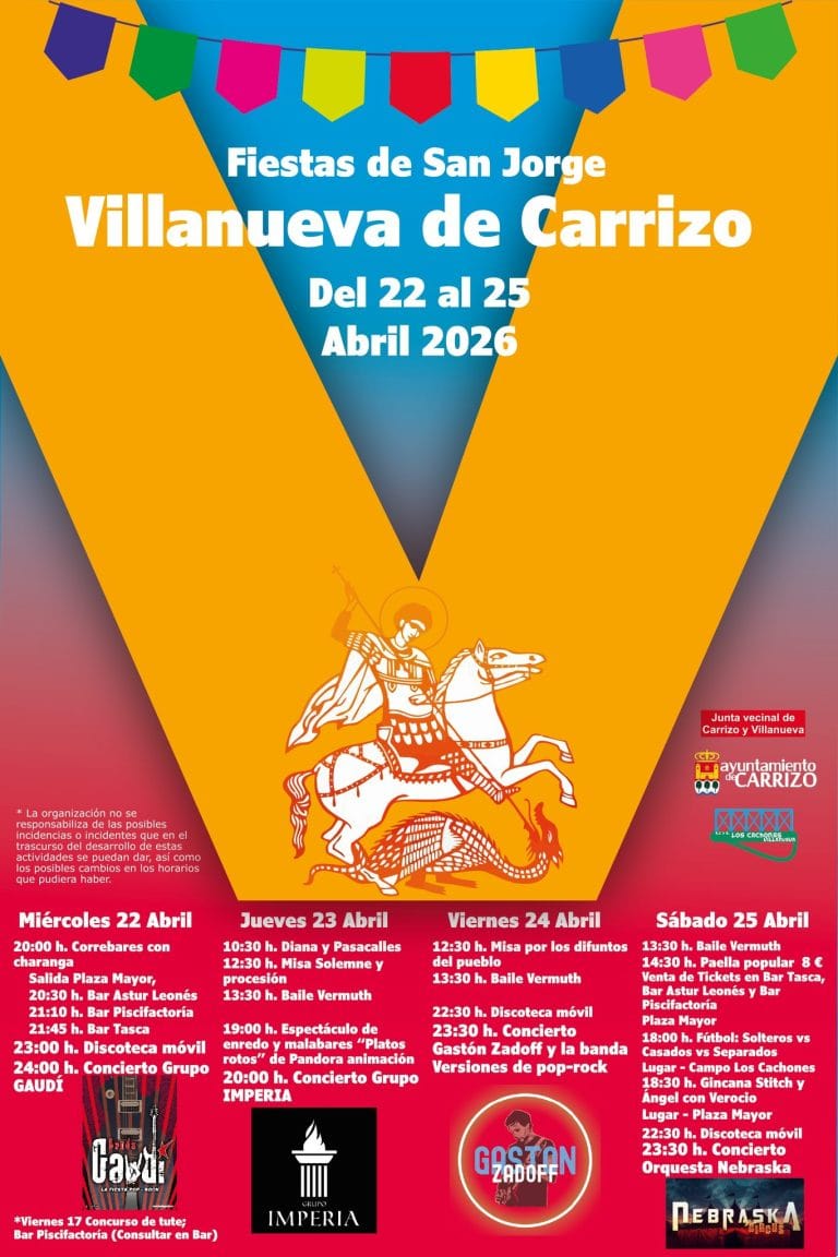 Fiestas Villanueva de Carrizo 2026
