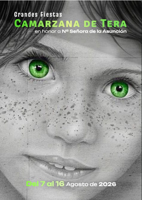 Cartel de las fiestas de Camarzana de Tera 2026 con Banda Gaudí